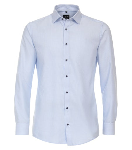 Hemden lange mouw blauw VENTI