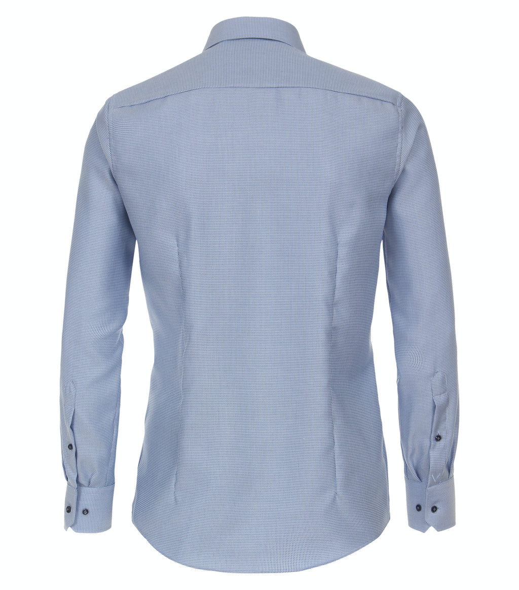 Hemden lange mouw blauw VENTI