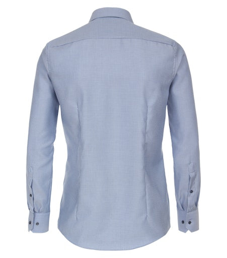 Hemden lange mouw blauw VENTI