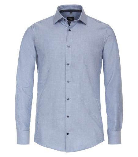 Hemden lange mouw blauw VENTI