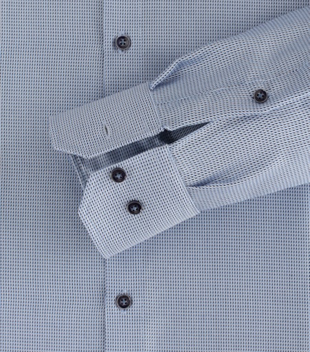 Hemden lange mouw blauw VENTI