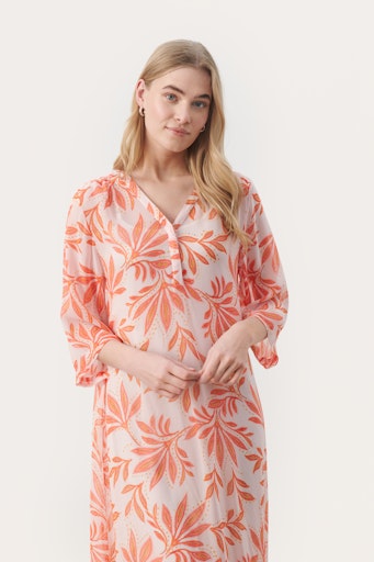 Jurken korte mouw oranje Part Two