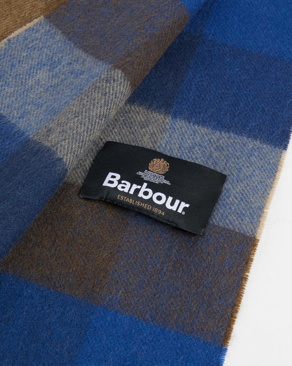 Sjaals navy Barbour