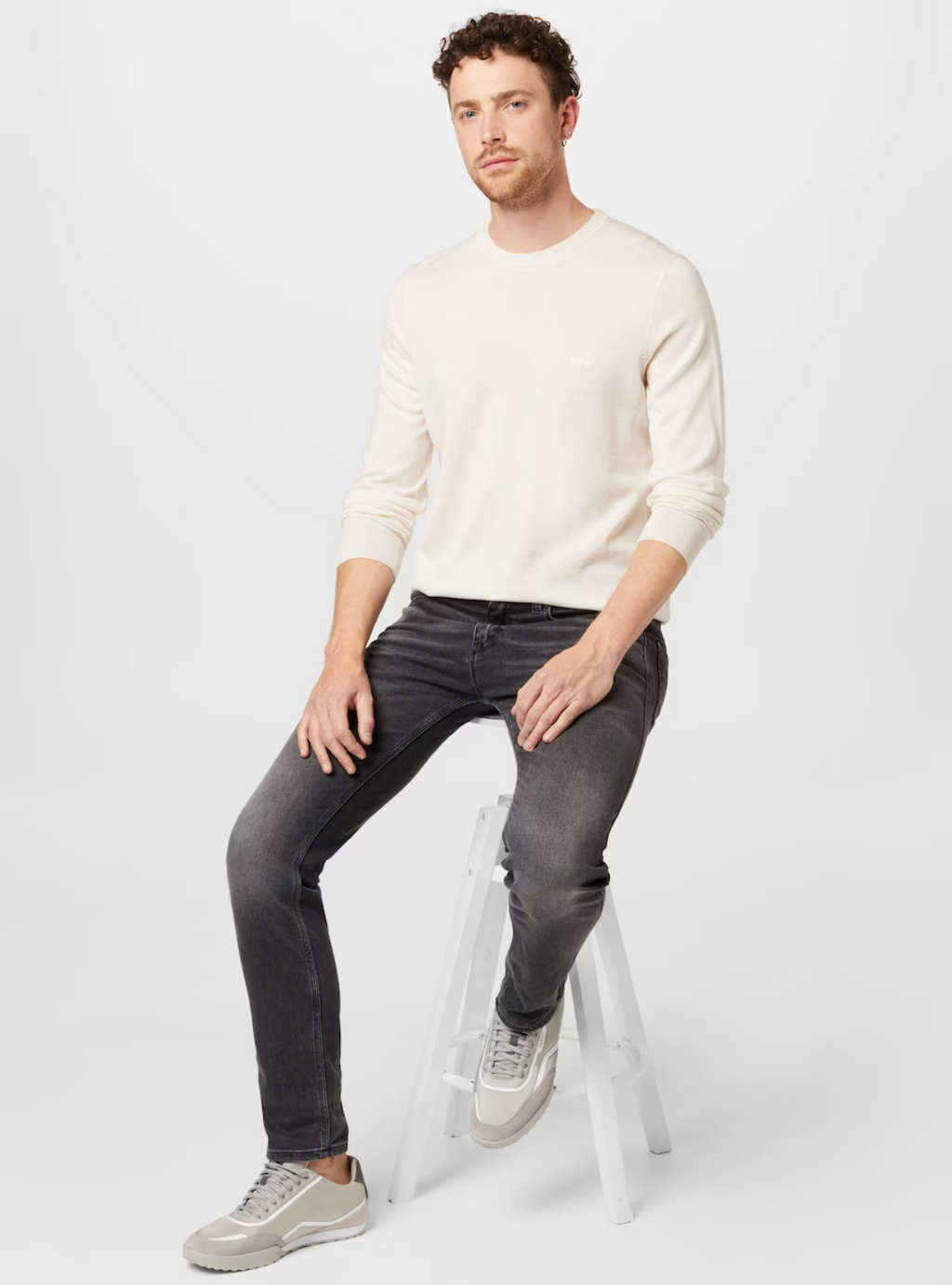 Pulls wit Boss Men Black