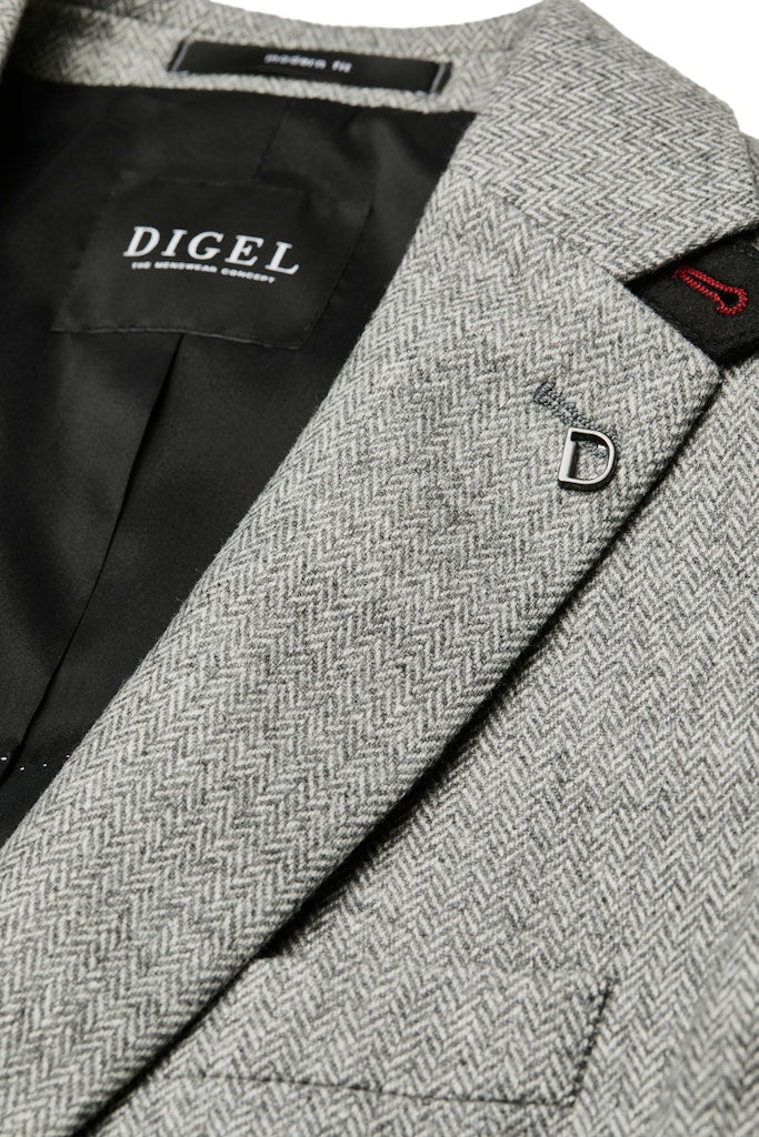 Kostuumblazers grijs DIGEL