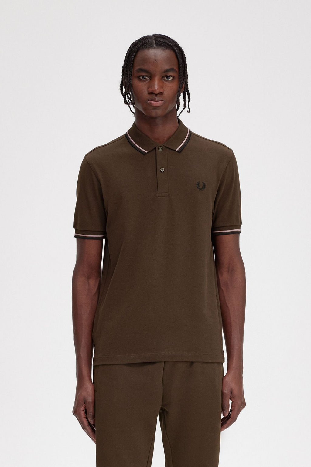 Polo's korte mouw bruin Fred Perry
