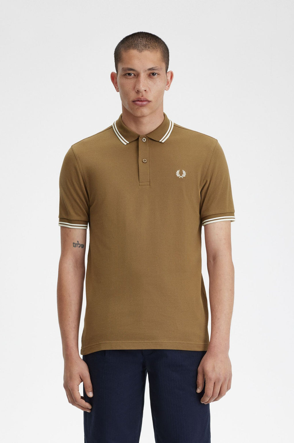 Polo's korte mouw bruin Fred Perry