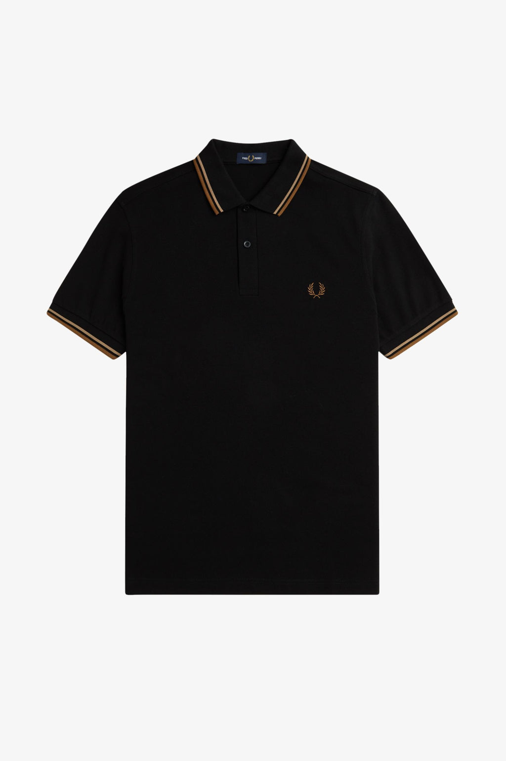 Polo's korte mouw zwart Fred Perry