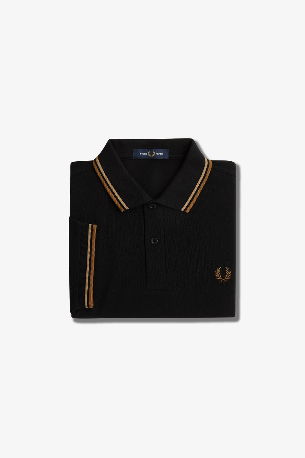 Polo's korte mouw zwart Fred Perry