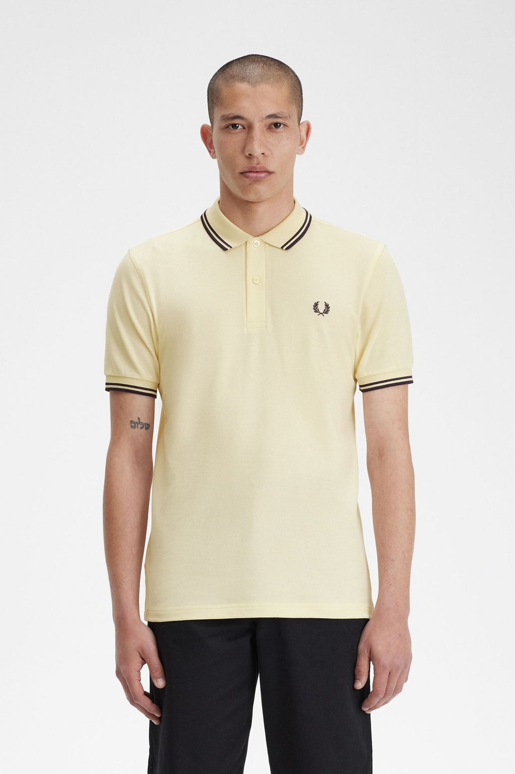 Polo's korte mouw geel Fred Perry