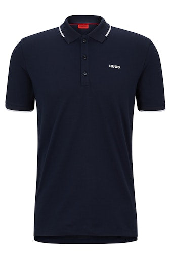 Polo's korte mouw blauw HUGO RED