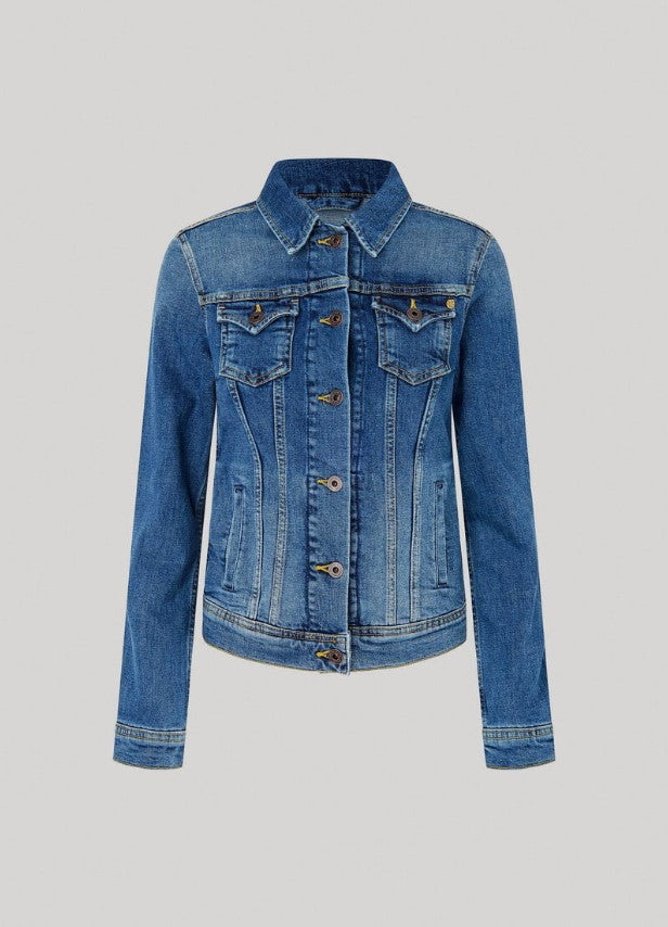 Jeansjassen blauw Pepe Jeans