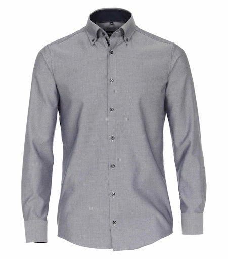Hemden lange mouw blauw VENTI