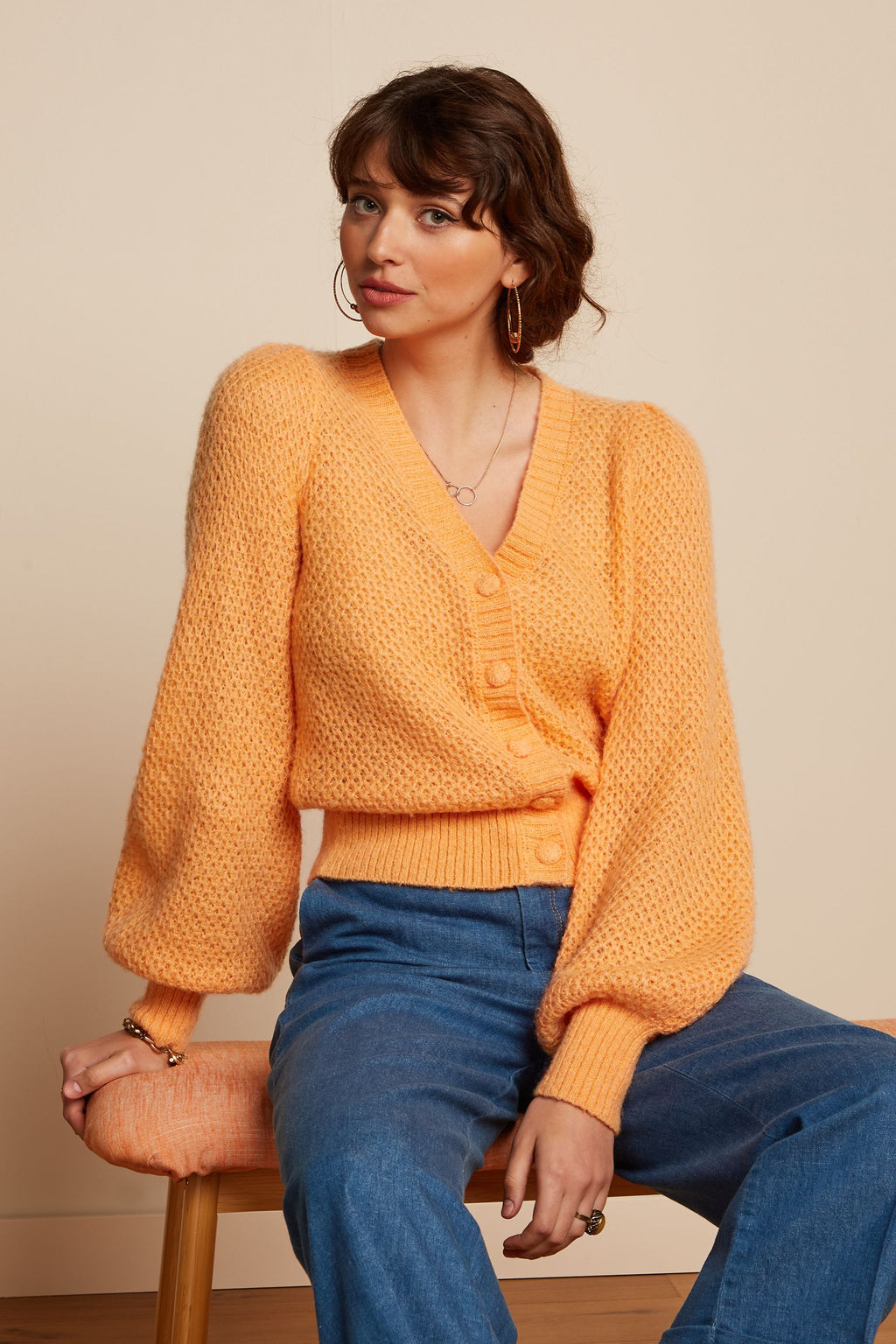 Cardigans oranje King Louie