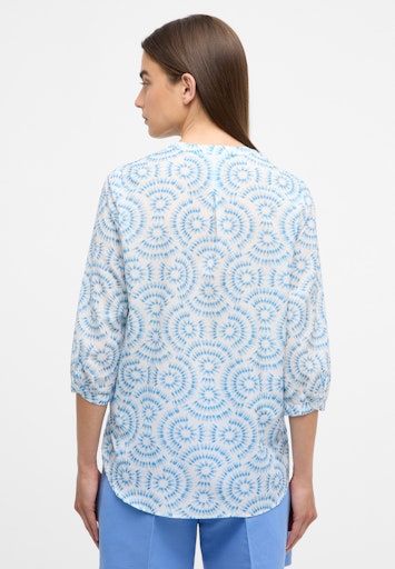 Blouses korte mouw blauw ETERNA