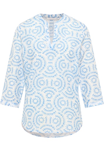 Blouses korte mouw blauw ETERNA