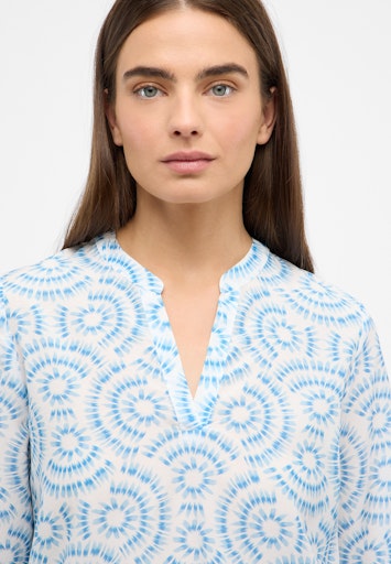 Blouses korte mouw blauw ETERNA