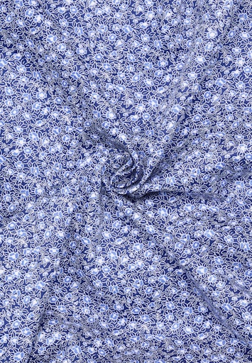 Hemden korte mouw blauw ETERNA