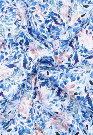 Hemden korte mouw blauw ETERNA