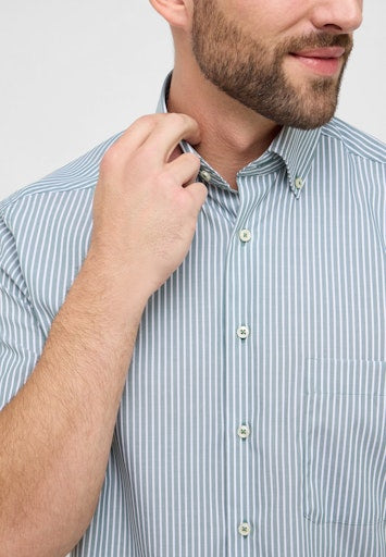 Hemden korte mouw groen ETERNA