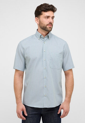 Hemden korte mouw groen ETERNA