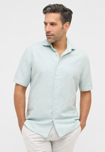 Hemden korte mouw groen ETERNA