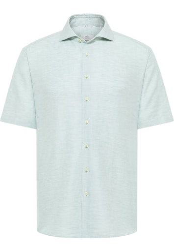 Hemden korte mouw groen ETERNA