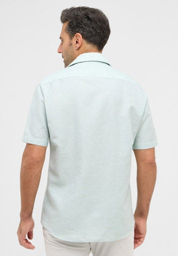 Hemden korte mouw groen ETERNA