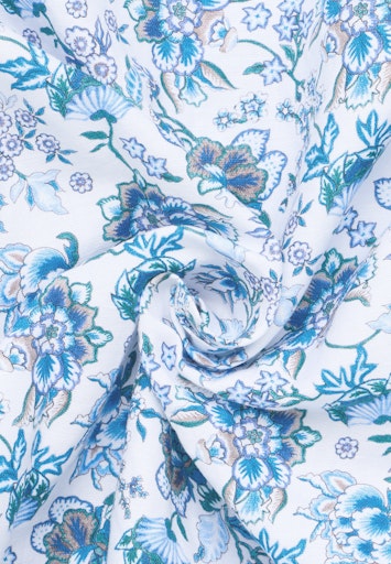 Hemden lange mouw blauw ETERNA