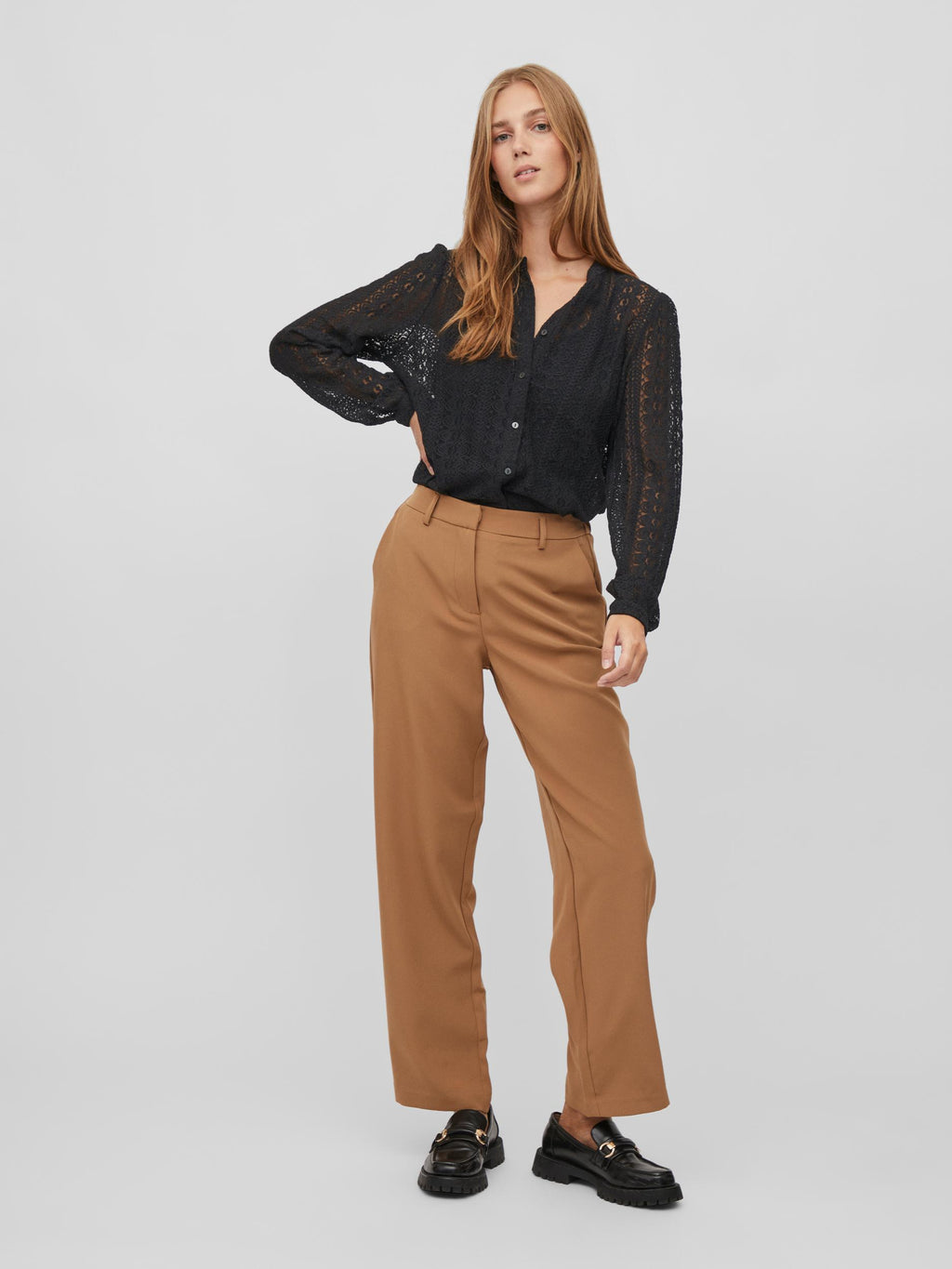 Blouses lange mouw zwart VILA