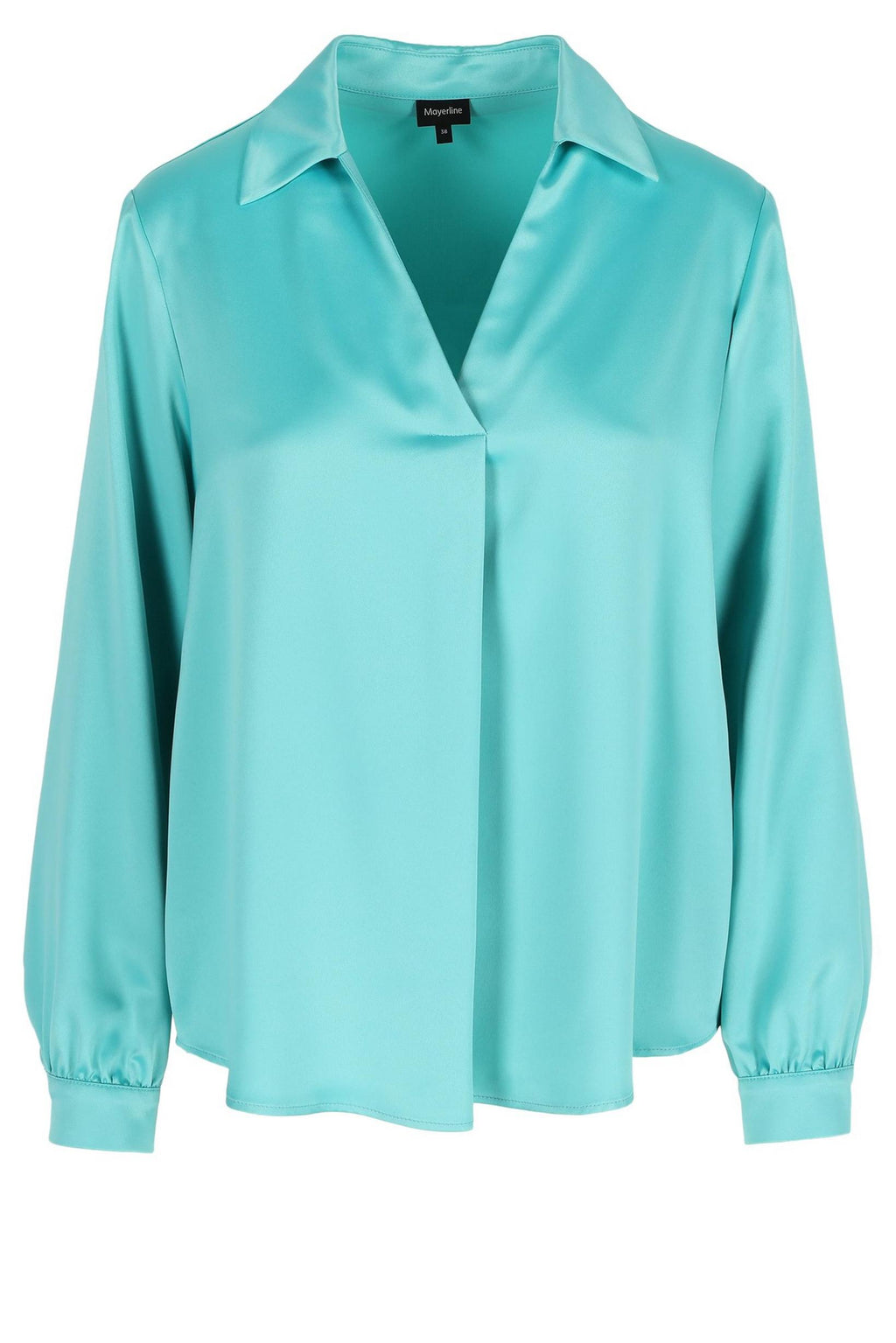 Blouses lange mouw blauw Mayerline