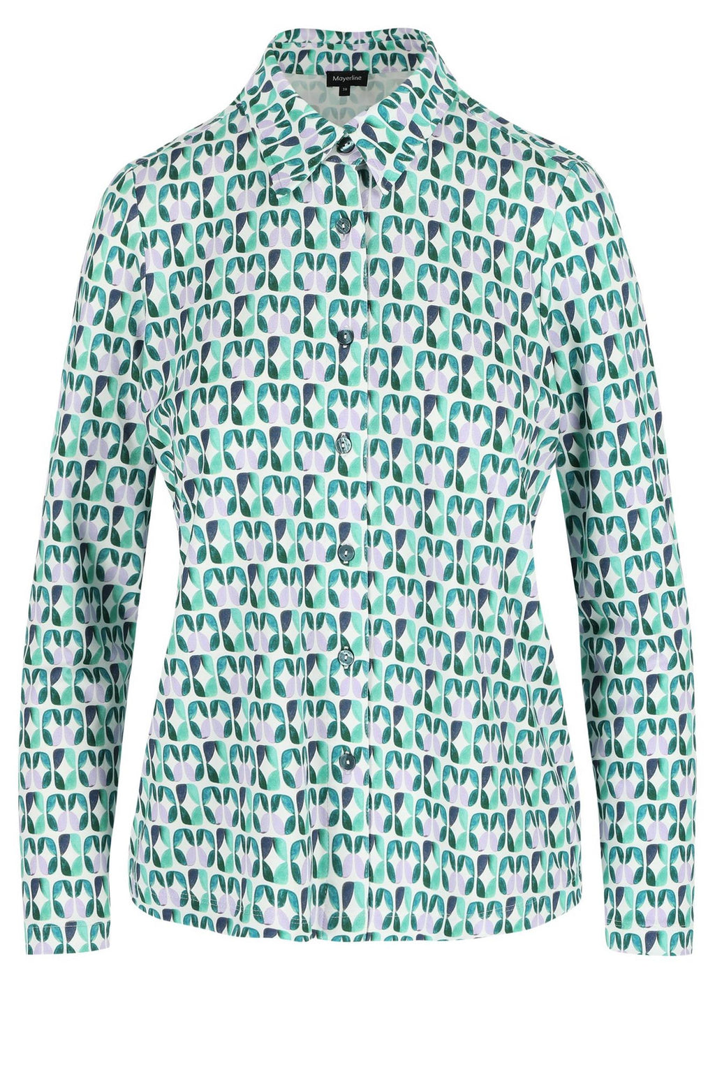 Blouses lange mouw blauw Mayerline