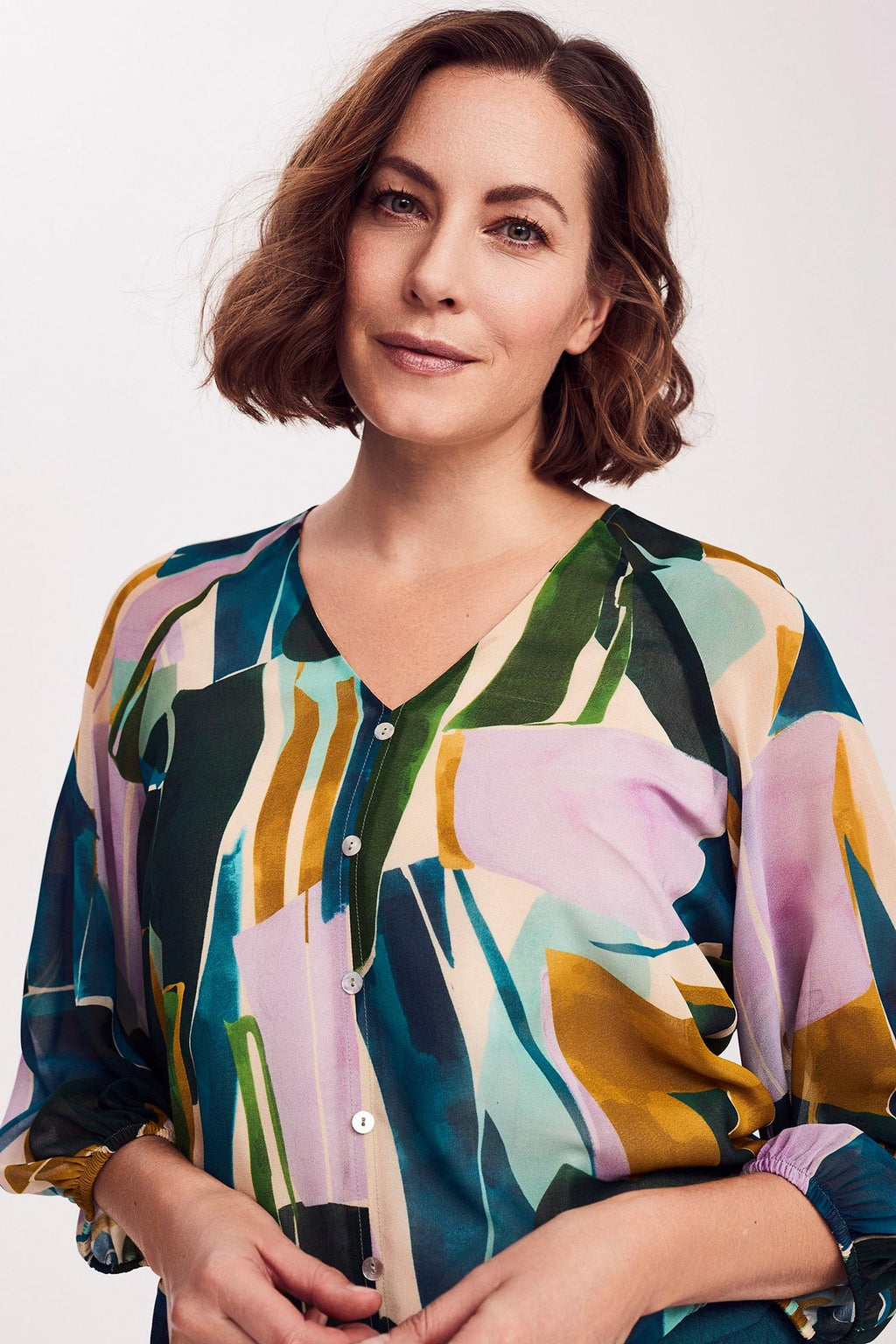 Blouses lange mouw multicolor Mayerline