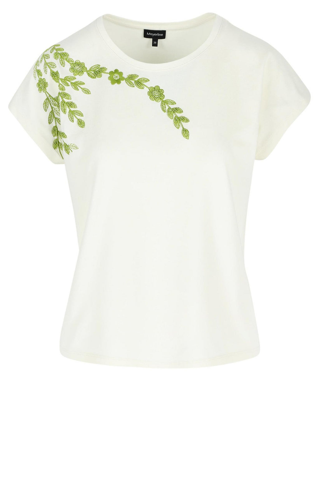 T-shirts korte mouw wit Mayerline