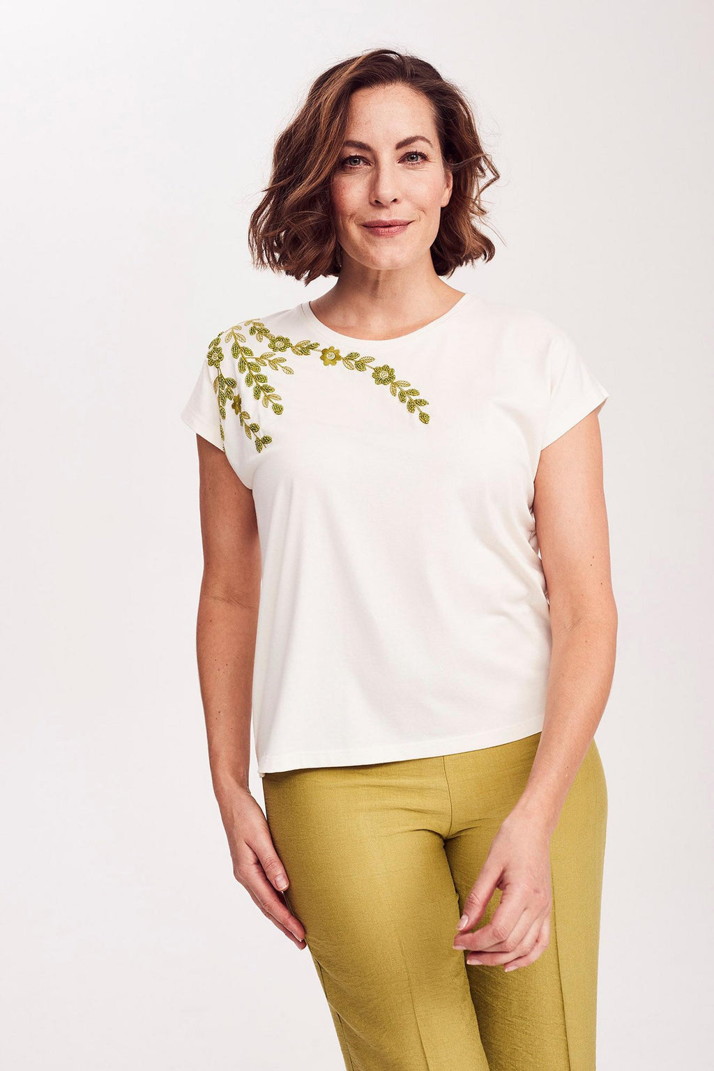 T-shirts korte mouw wit Mayerline