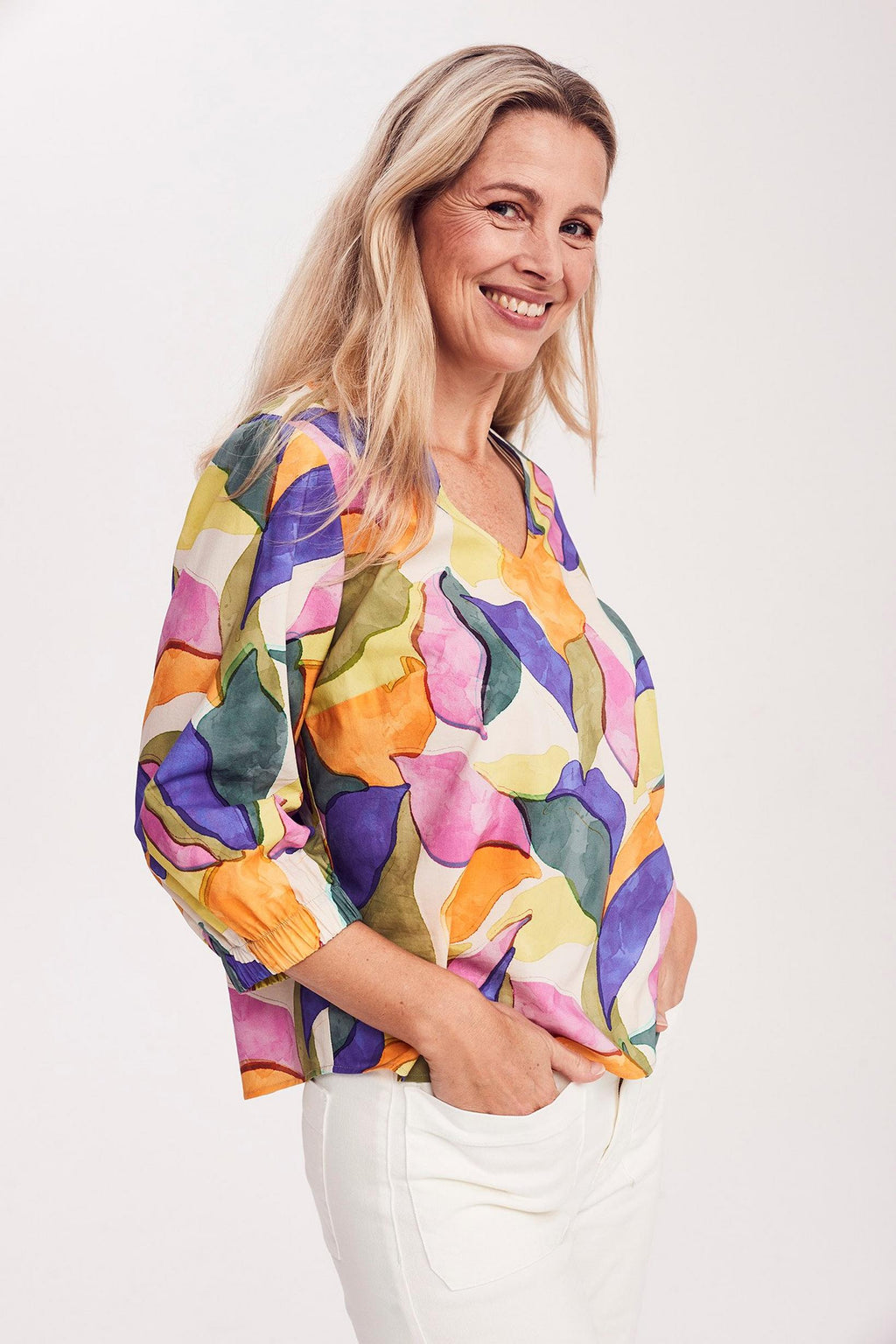 Blouses lange mouw multicolor Mayerline