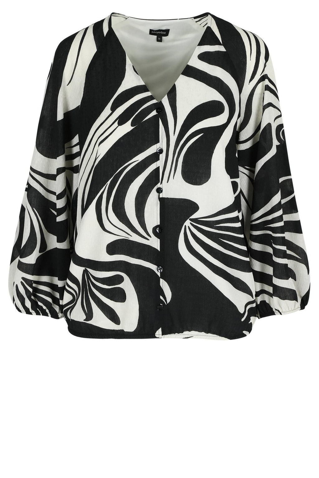 Blouses lange mouw zwart Mayerline
