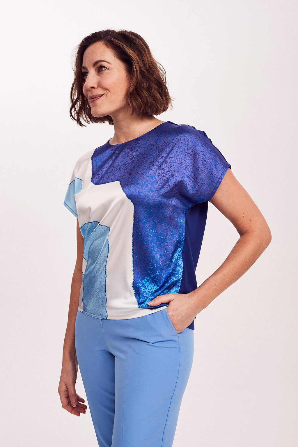 T-shirts korte mouw blauw Mayerline