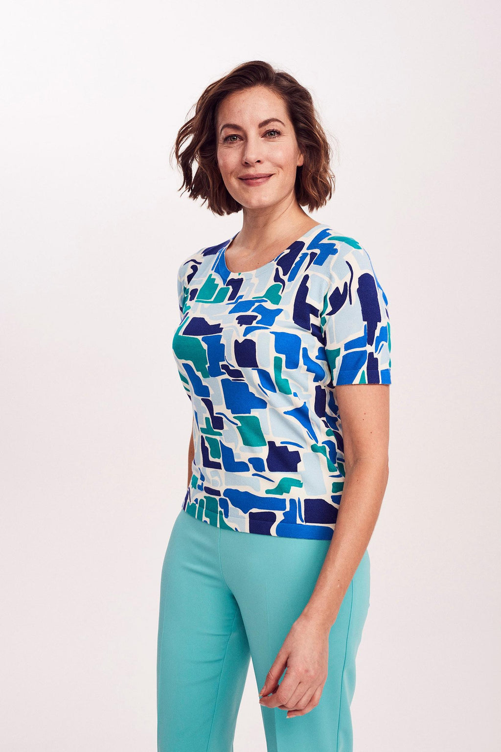 T-shirts korte mouw blauw Mayerline