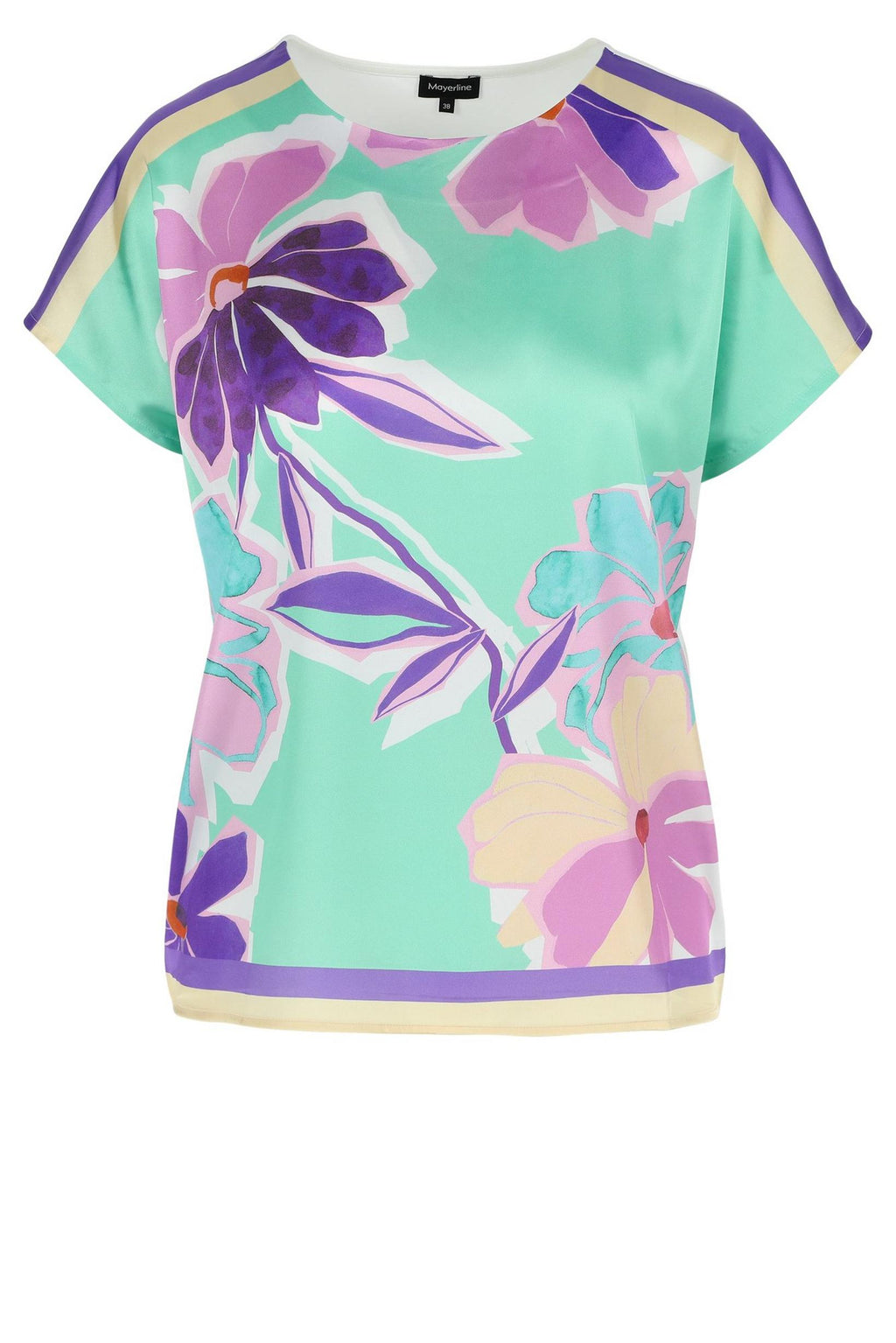 T-shirts korte mouw wit Mayerline