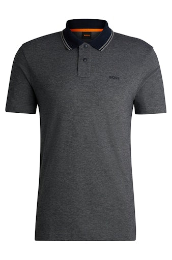 Polo's korte mouw blauw Boss Men Black