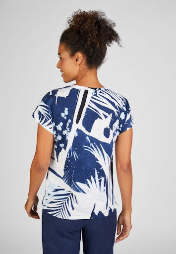 T-shirts korte mouw blauw LeComte