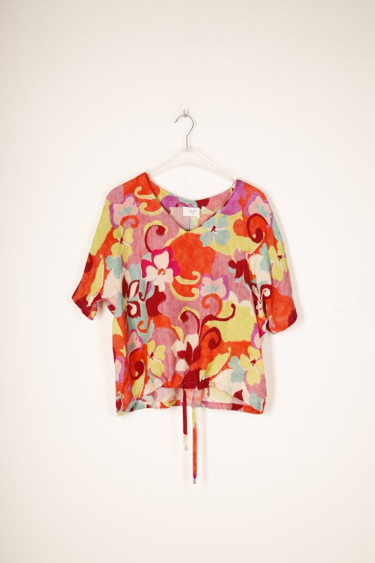 Blouses korte mouw multicolor Her.