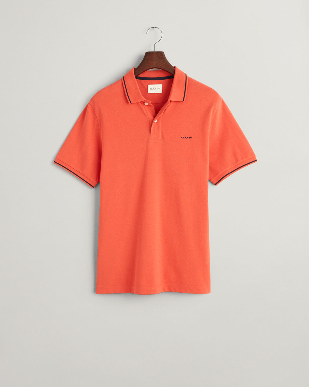 Polo's korte mouw oranje GANT
