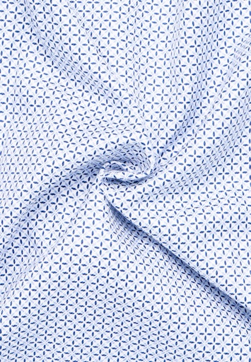 Hemden lange mouw blauw ETERNA