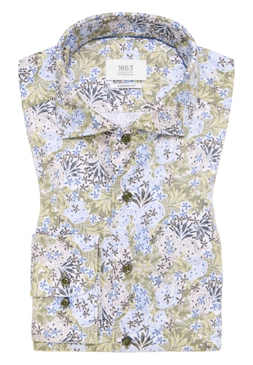 Hemden lange mouw groen ETERNA