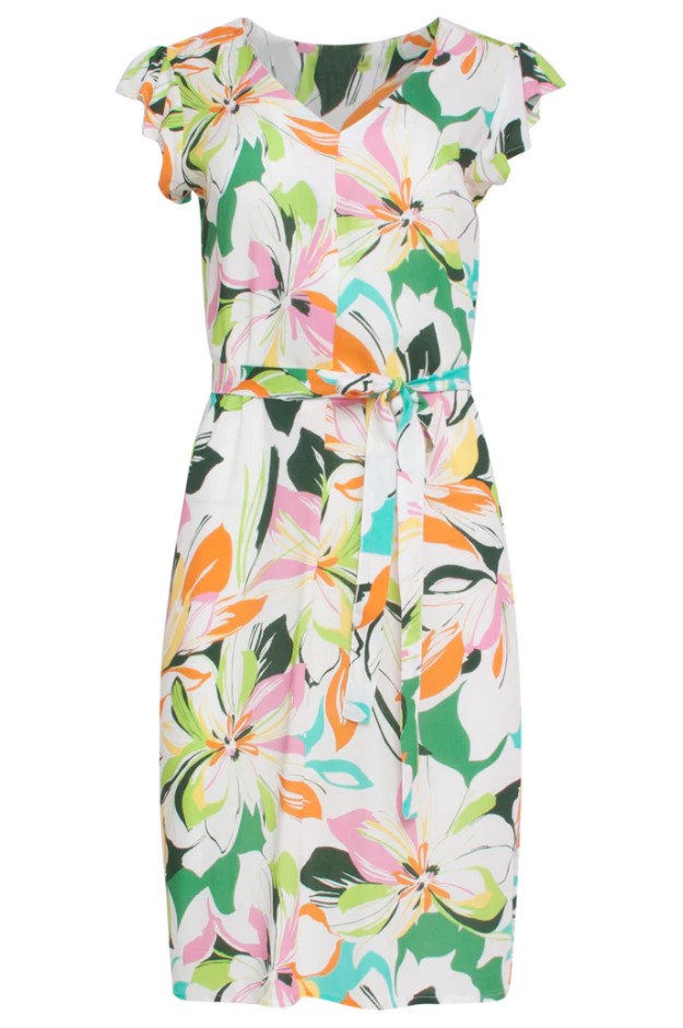 Jurken korte mouw multicolor Smashed Lemon