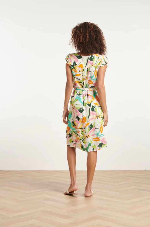 Jurken korte mouw multicolor Smashed Lemon