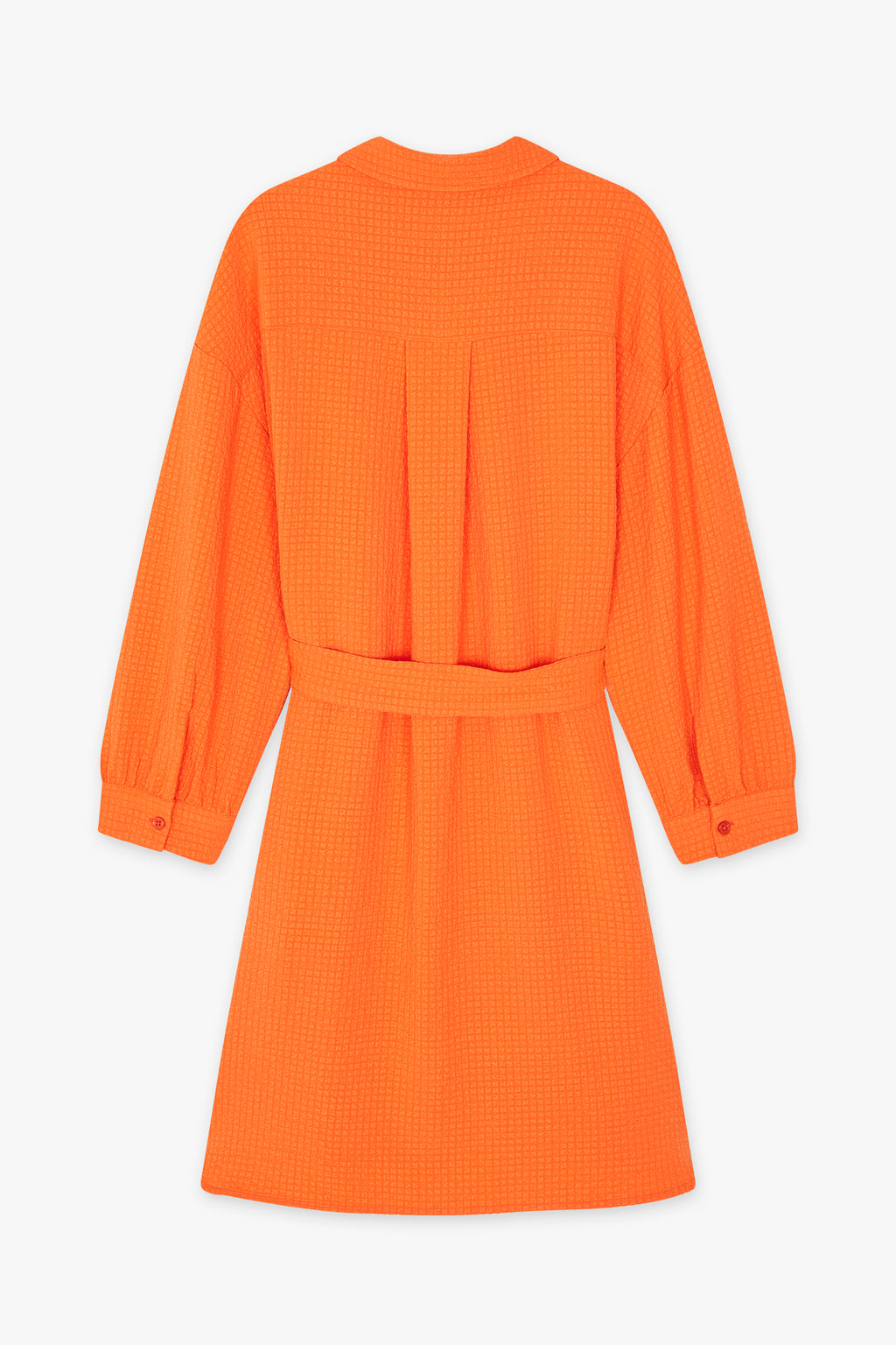 Jurken lange mouw oranje CKS