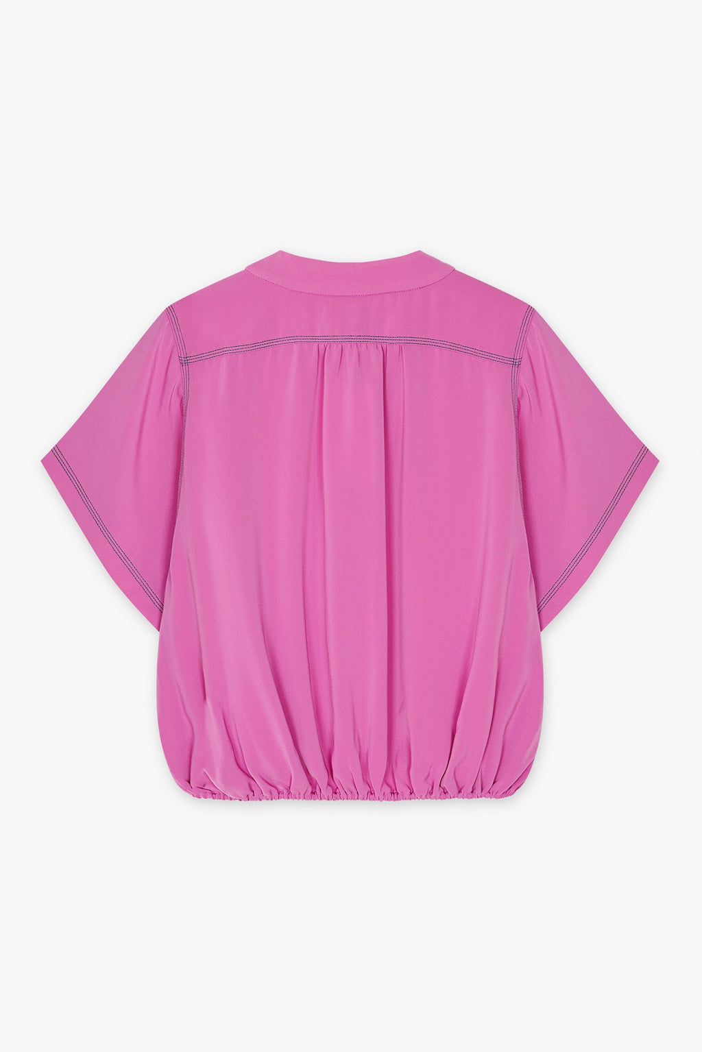 Blouses korte mouw paars CKS